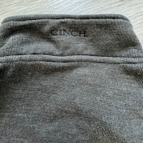 Cinch Grey 1/4 Zip Pull Over Sweater - XL - Picture 5 of 7